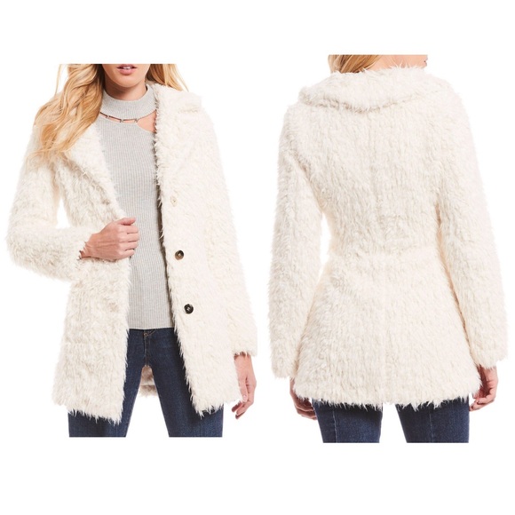 guess teddy bear coat